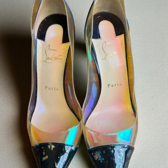 Louboutin Stiletto PVC Heel - Picture 3 of 5